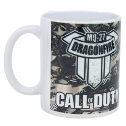 TAZA CERAMICA SUBLIMACION 325 ML EN CAJA DE REGALO CALL OF DUTY