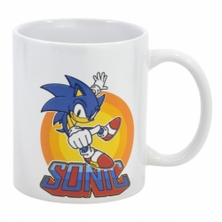 TAZA CERAMICA 325 ML EN CAJA REGALO SONIC JAPAN YA