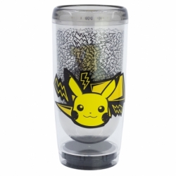 VASO PS DOBLE PARED ANTIVUELCO 625 ML POKEMON CRAZY MESS