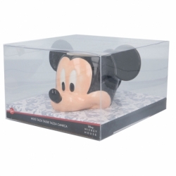 TAZA CERAMICA 3D 360 ML EN CAJA REGALO CABEZA MICKEY