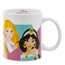 TAZA CERAMICA 325 ML EN CAJA REGALO PRINCESS BRIGHT AND BOLD