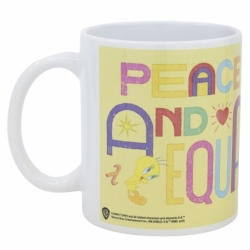 TAZA CERAMICA SUBLIMACION 325 ML EN CAJA DE REGALO LOONEY TUNES DESIGN 1