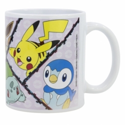 TAZA CERAMICA SUBLIMACION 325 ML EN CAJA DE REGALO POKEMON VARIOS PERSONAJES DESIGN 2