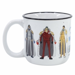 TAZA CERAMICA DESAYUNO 400 ML EN CAJA REGALO ONE PIECE MARINE