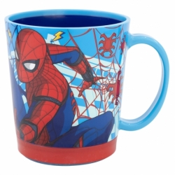 TAZA ANTIVUELCO PP 410 ML SPIDERMAN DIMENSION