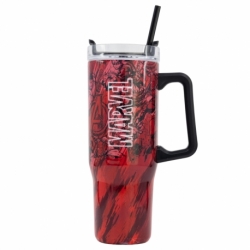 TAZA TERMO XL ACERO INOXIDABLE 940 ML MARVEL PATTERN