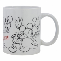 TAZA CERAMICA 325 ML EN CAJA REGALO MICKEY MOUSE VINTAGE YA