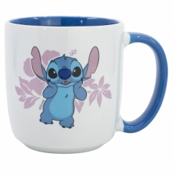 TAZA CERAMICA ELITE 380 ML EN CAJA REGALO STITCH