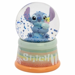 GLOBO DE NIEVE STITCH EN CAJA DE REGALO