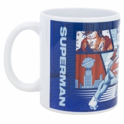 TAZA CERAMICA SUBLIMACION 325 ML EN CAJA DE REGALO SUPERMAN