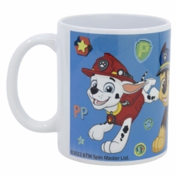 TAZA CERAMICA SUBLIMACION 325 ML EN CAJA DE REGALOPAW PATROL BOY FRIENDSHIP BADGE