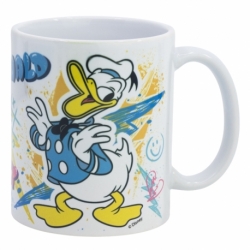 TAZA CERAMICA SUBLIM 325 ML DONALD DAISY GRAFFITI