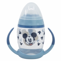 TAZA ENTRENAMIENTO FANCY 270 ML CON BOQUILLA DE SILICONA MICKEY MOUSE FULL OF SMILES