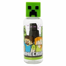 BOTELLA FIGURITA 3D 560 ML MINECRAFT