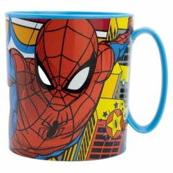 TAZA MICRO 390 ML SPIDERMAN MIDNIGHT FLYER