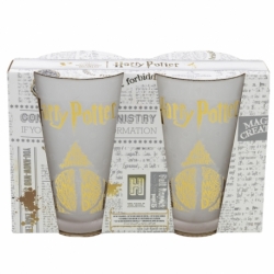 SET 2 VASOS CASUAL DE CRISTAL 490 ML HARRY POTTER GOLDEN MAGIC