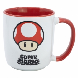 TAZA CERAMICA ELITE 380 ML EN CAJA REGALO SUPER MARIO