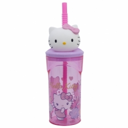 VASO FIGURITA 3D 360 ML HELLO KITTY