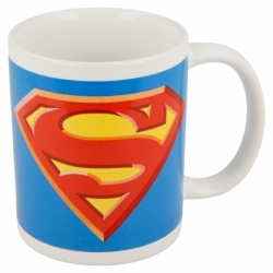 TAZA CERAMICA SB 325 ML EN CAJA SUPERMAN ICON