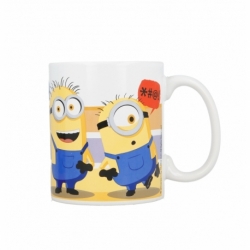 TAZA CERAMICA SB 325 ML EN CAJA MINIONS 2