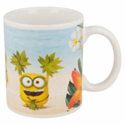 TAZA CERAMICA SB 325 ML EN CAJA MINIONS PARADISE