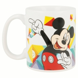 TAZA CERAMICA SB 325 ML EN CAJA MICKEY COLOR FLOW