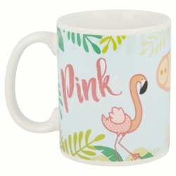 TAZA CERAMICA SB 325 ML EN CAJA PEPPA PIG PINK FLAMINGO