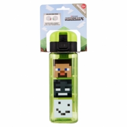 BOTELLA ROBOT CON CIERRE 550 ML MINECRAFT