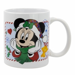 TAZA CERAMICA SB 325 ML EN CAJA MINNIE CHRISTMAS DNLS