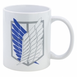 TAZA CERAMICA SB 325 ML EN CAJA ATTACK ON TITAN