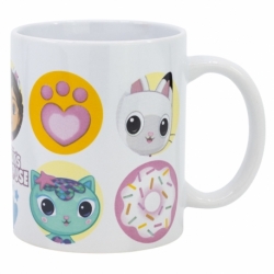 TAZA CERAMICA SB 325 ML EN CAJA GABBYS DOLLHOUSE DOTS