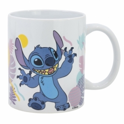 TAZA CERAMICA SB 325 ML EN CAJA STITCH HAWAIAN FLOWER