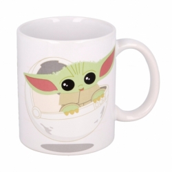 TAZA CERAMICA SB 325 ML EN CAJA THE CHILD MANDALORIAN SPEED