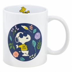 TAZA CERAMICA SB 325 ML EN CAJA PEANUTS