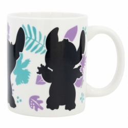 TAZA CERAMICA 325 ML CHANGING COLOR EN CAJA REGALO STITCH & ANGEL  GTTR