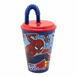 VASO CAÑA EASY 430 ML SPIDERMAN MOB RULES