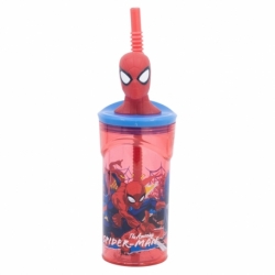 VASO FIGURITA 3D 360 ML SPIDERMAN MOVING TARGET