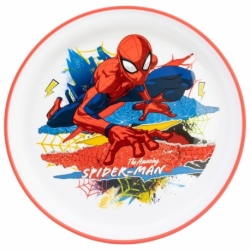 PLATO ANTIDESLIZANTE PREMIUM BICOLOR SPIDERMAN MOVING TARGET