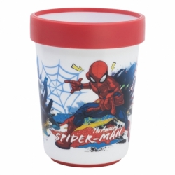 VASO ANTIDESLIZANTE PREMIUM BICOLOR 260 ML SPIDERMAN MOVING TARGET