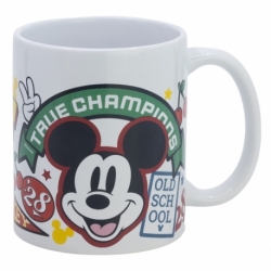 TAZA CERAMICA 325 ML EN CAJA DE REGALO MICKEY TRUE CHAMPIONS