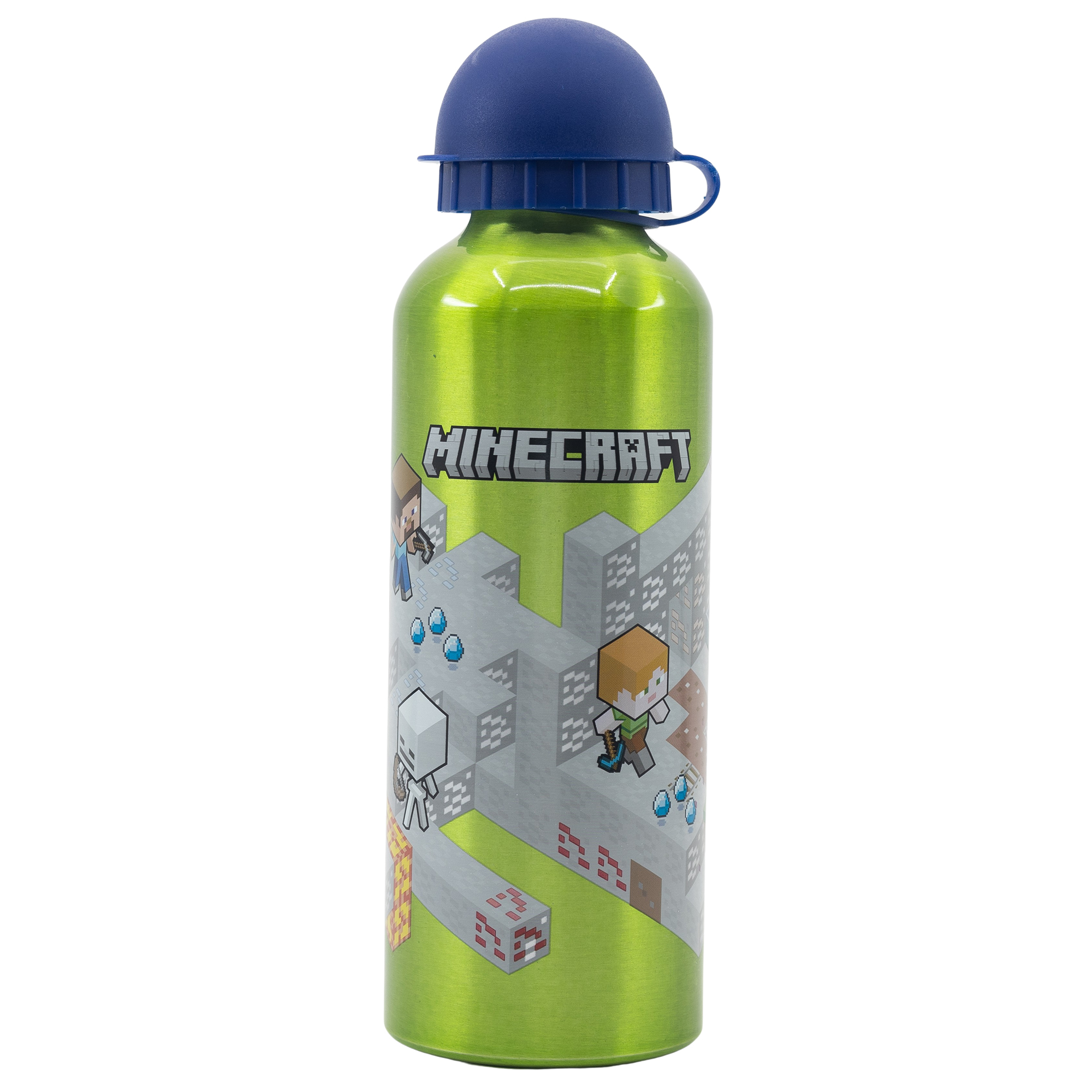 Minecraft Isometric 530ml Aluminum Bottle for Children 