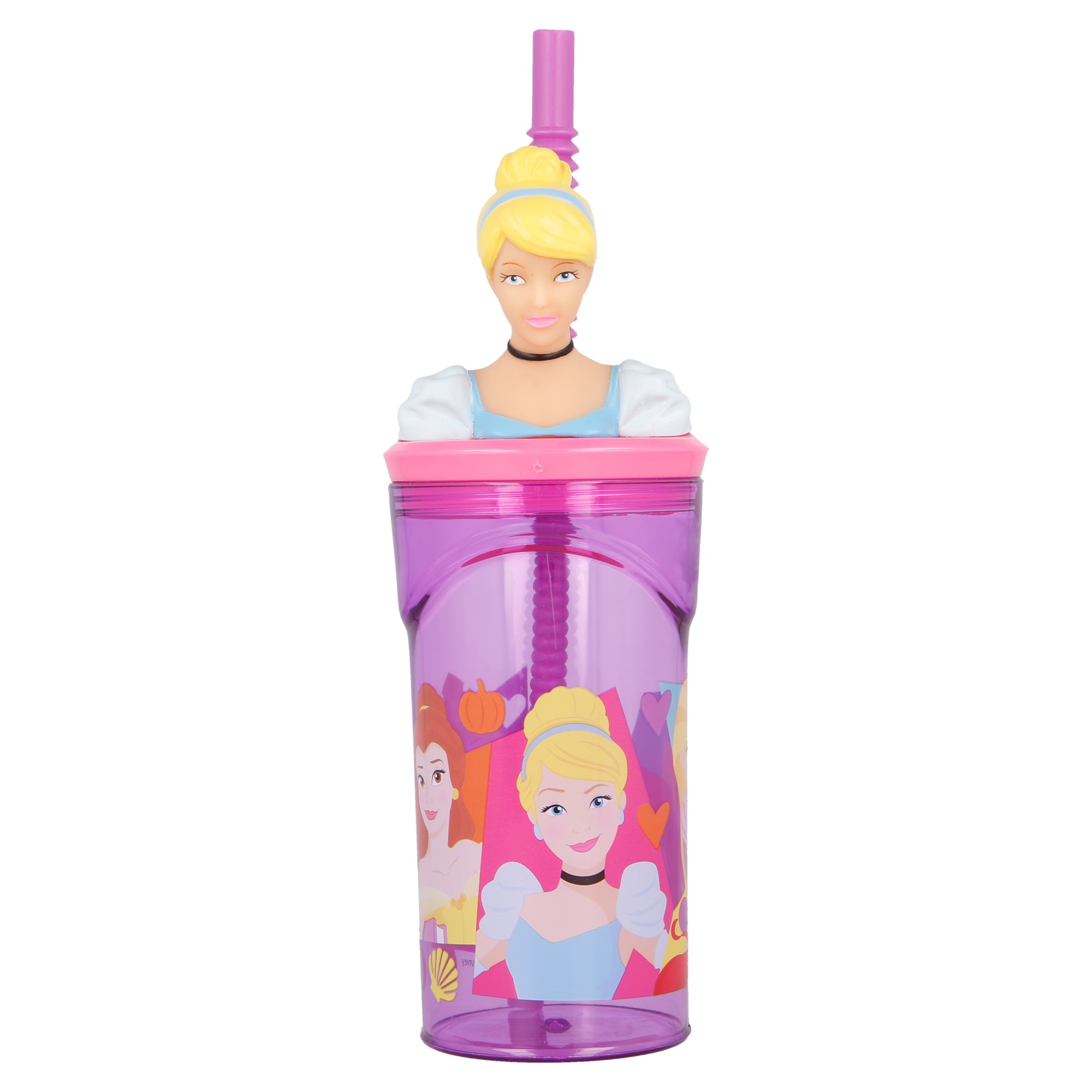 3D-Glasfigur 360 ml Disney Princess Brillant und mutig 