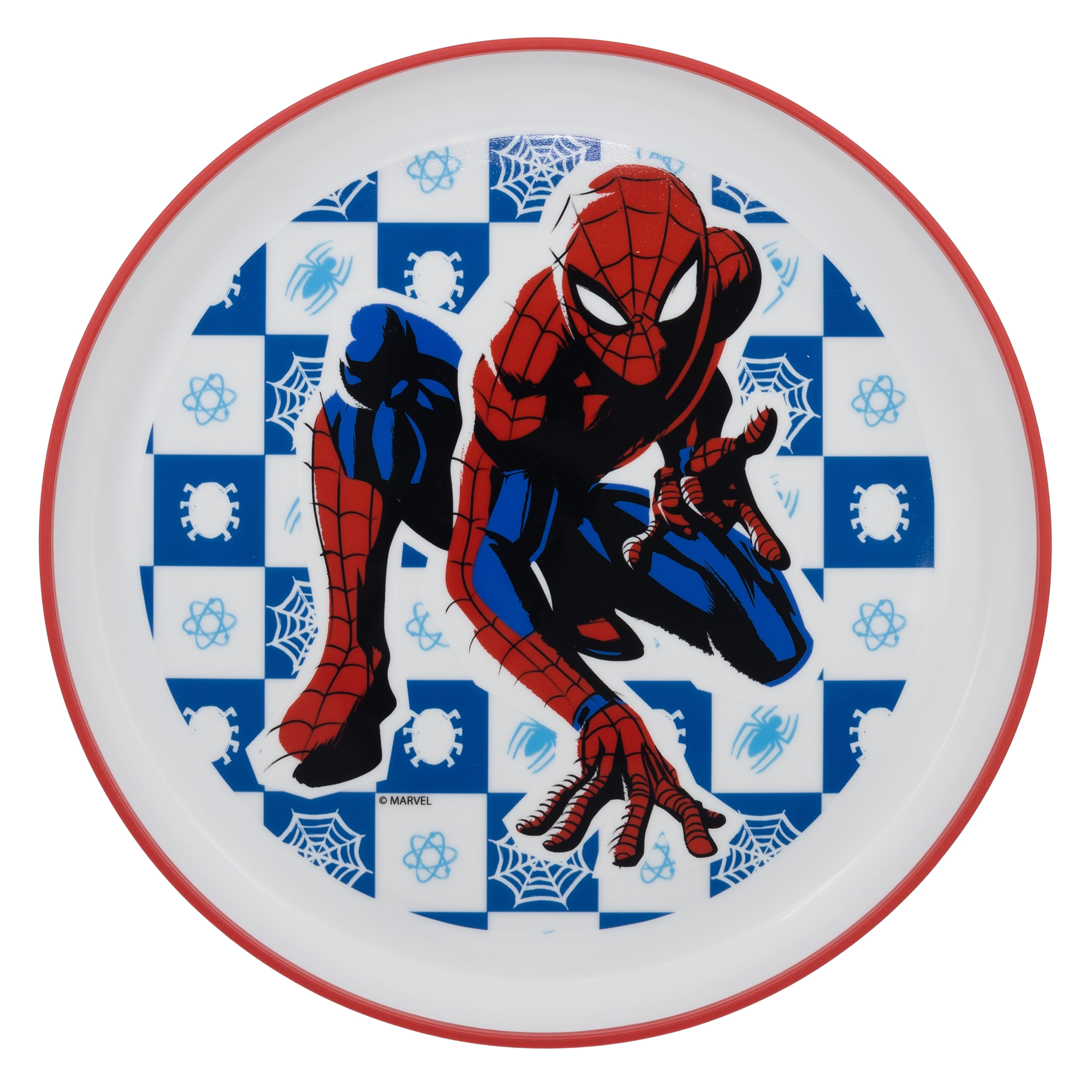 Plaque antidérapante bicolore premium pour enfants Spiderman 
